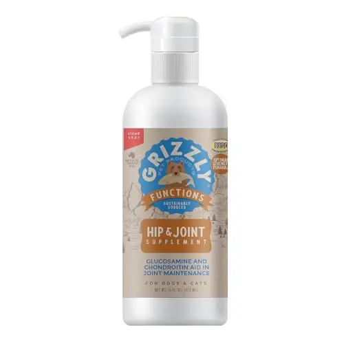 GRIZZLY PET PRODUCTS Joint Aid Liquid supplement bottle