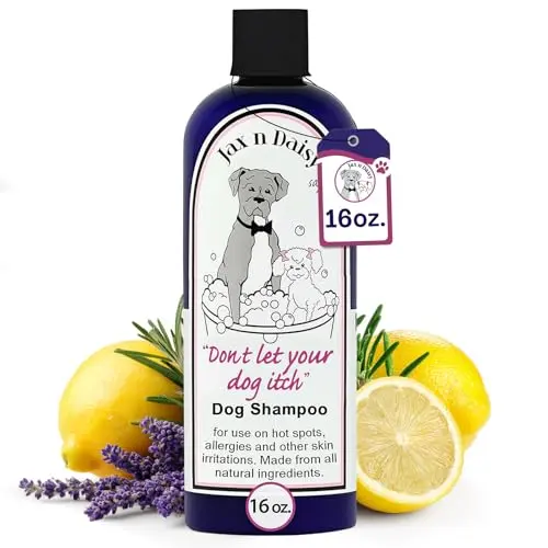 JAX N DAISY gentle dog shampoo for sensitive skin and allergies