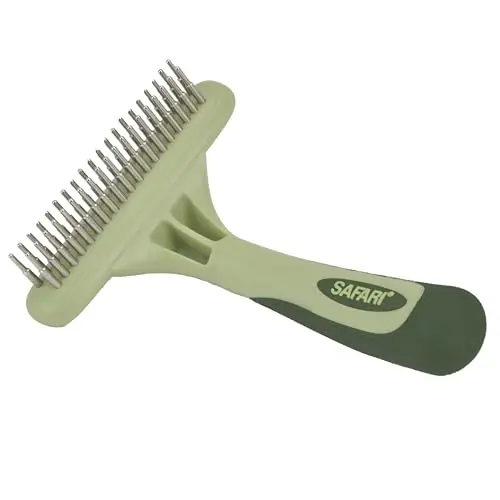 Coastal Pet Safari double row undercoat rake for dogs