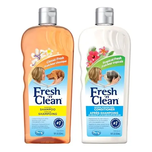 PetAg Fresh n Clean scented shampoo and conditioner bundle