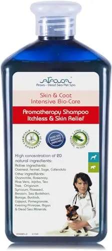 Arava Natural Medicated Dog Shampoo bottle