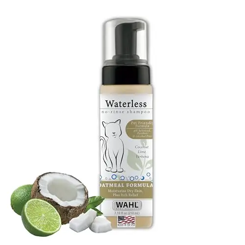 Wahl USA cat waterless shampoo bottle with pump