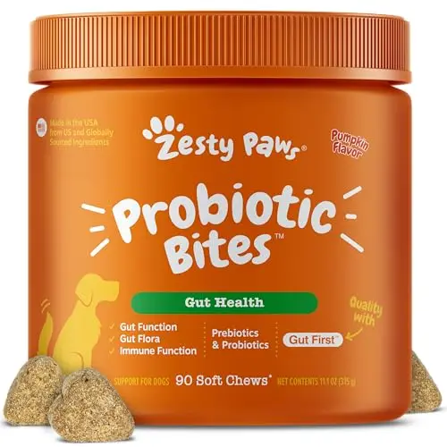 Zesty Paws probiotic soft chews for dogs