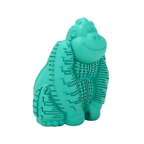 Arm & Hammer Gorilla dental chew toy with tire-like treads in green