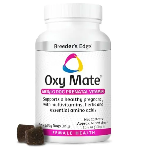 Breeder's Edge Oxy Mate Dog Prenatal Vitamins soft chews for pregnant dogs