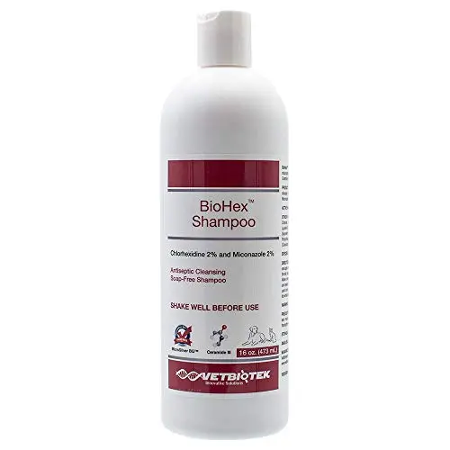 VetBioTek BioHex Chlorhexidine and MicroSilver shampoo