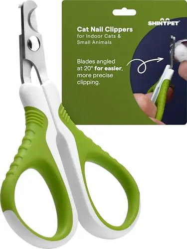 SHINY PET green angled nail clippers for small animals