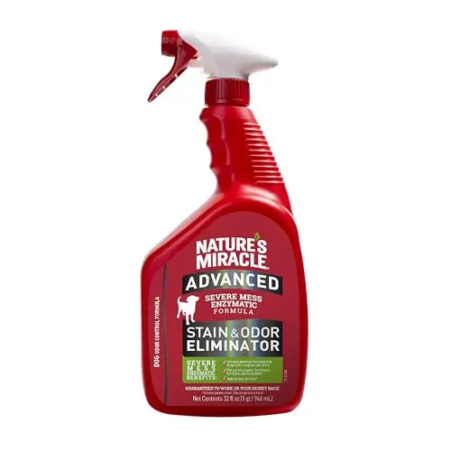 Nature's Miracle Advanced Stain and Odor Eliminator spray bottle