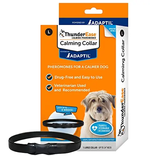 ThunderEase large calming collar for dogs with ADAPTIL pheromone