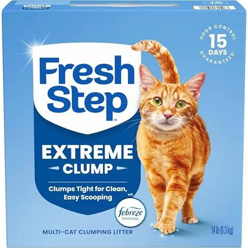 Fresh Step Extreme Clumping Litter Mountain Spring box