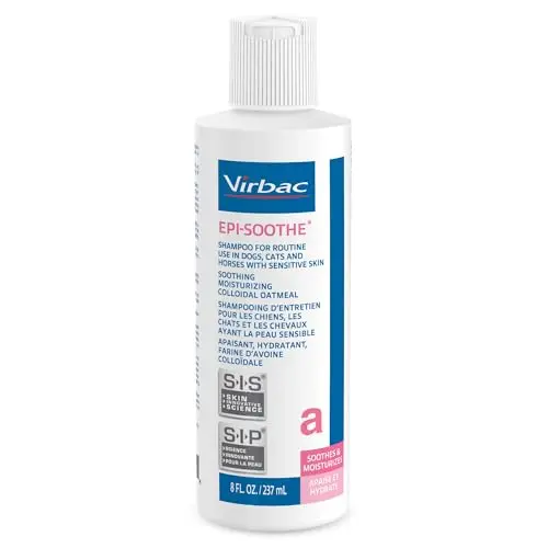 Virbac epi-soothe shampoo for dogs, cats, and horses with dry skin