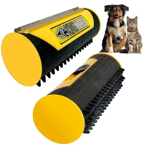 King Kanine self-cleaning deshedding brush for dogs and cats
