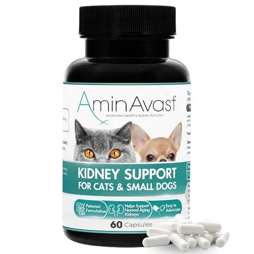 AminAvast sprinkle capsules for cat and small dog kidney support