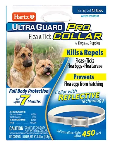 Hartz UltraGuard Pro reflective flea and tick collar for dogs