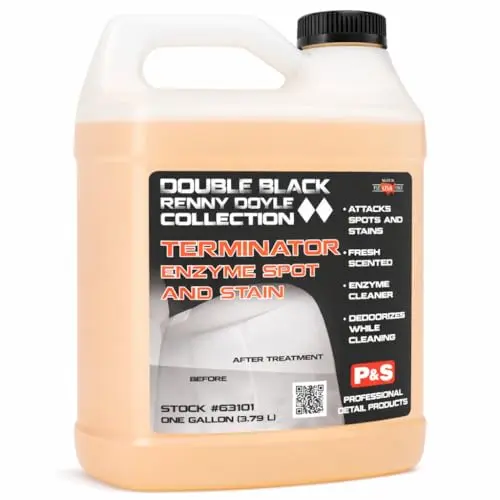 P & S Terminator enzyme cleaner bottle for carpets and upholstery