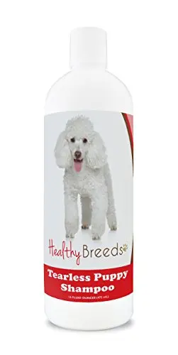 Healthy Breeds tearless puppy shampoo for poodle puppies