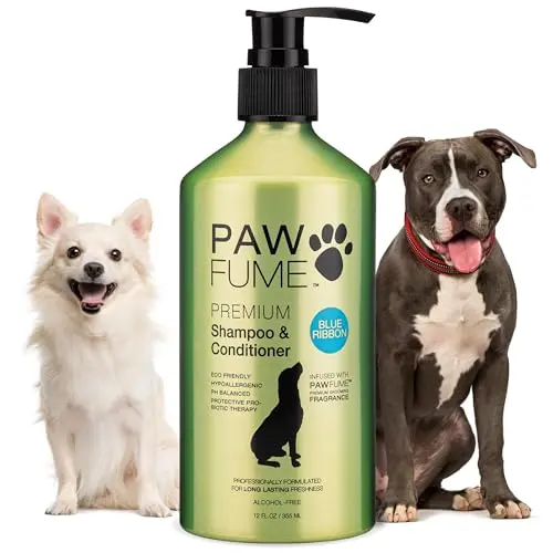PAWFUME dog shampoo and conditioner for nourishing and detangling