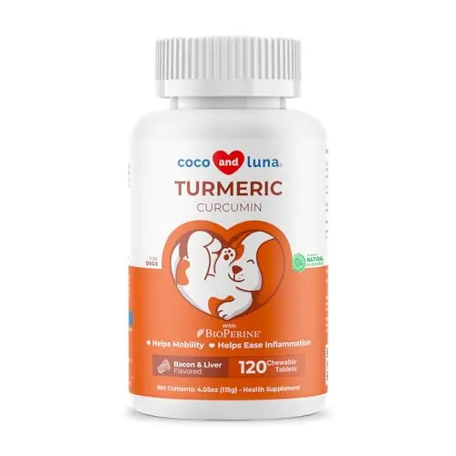 Coco and Luna turmeric anti-inflammatory chewable tablets for dogs