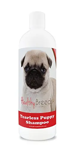 Healthy Breeds Pug Tearless Puppy Dog Shampoo bottle