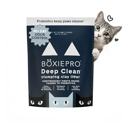 Boxie Probiotic Cat Litter bag with probiotic formula for long-lasting odor control