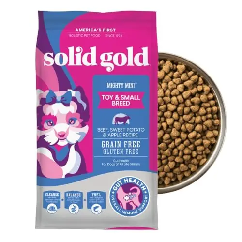 Solid Gold Mighty Mini grain free dry dog food for small and toy breeds