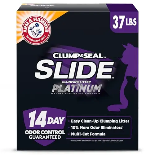 ARM & HAMMER Clump and Seal SLIDE Platinum Multi-Cat Clumping Litter bag