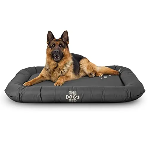 The Dogs Bed grey waterproof dog bed with Oxford fabric