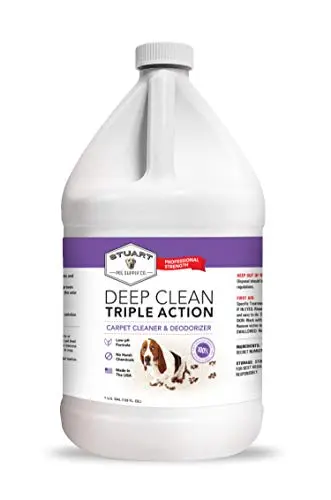 Stuart Pet Supply Co. Professional Strength Deep Clean carpet shampoo gallon