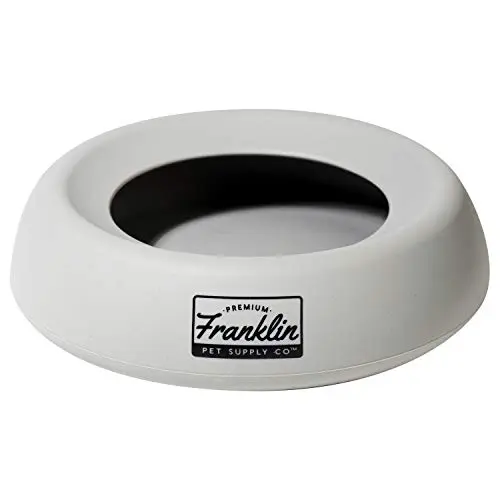 Franklin Pet Supply spill-proof silicone travel bowl for dogs and cats