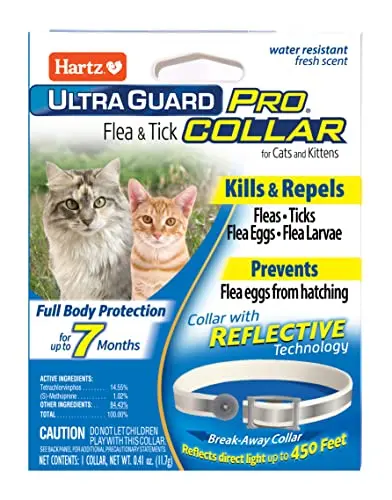 Hartz UltraGuard Pro reflective flea and tick collar for cats