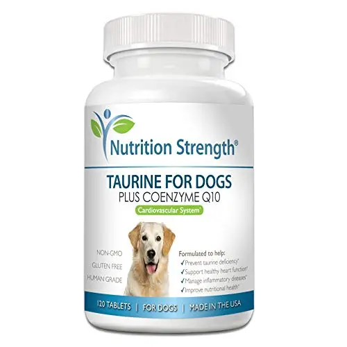 Nutrition Strength Taurine for Dogs with Coenzyme Q10 tablets