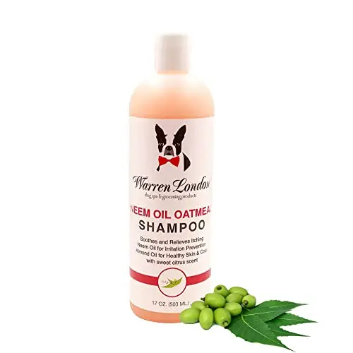 Warren London Neem Oil with Oatmeal Dog Shampoo bottle