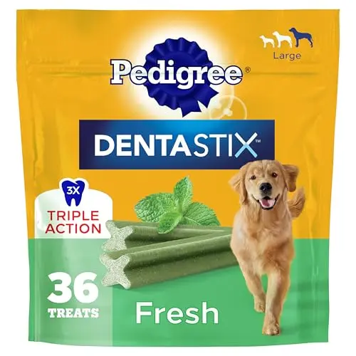 Pedigree Dentastix X-shaped dental chews for large dogs