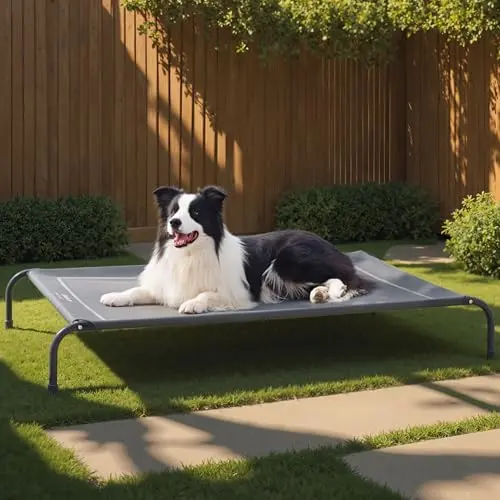 Bedsure outdoor elevated dog bed for large dogs
