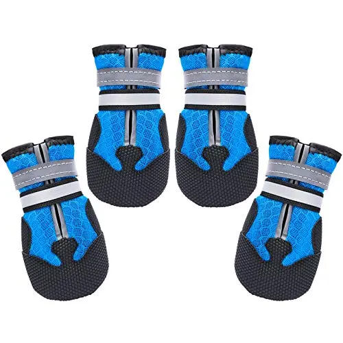 Dimicoo breathable mesh dog shoes for summer