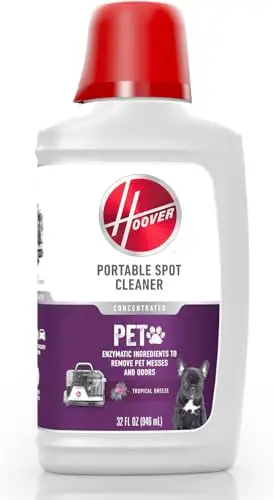 Hoover Pet Portable Spot Cleaner Solution for upholstery and carpet spots