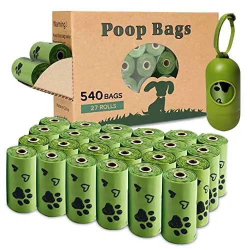 Yingdelai scented biodegradable dog poop bags with dispenser
