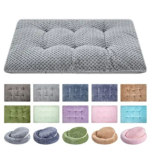 WONDER MIRACLE fuzzy dog bed with plush surface
