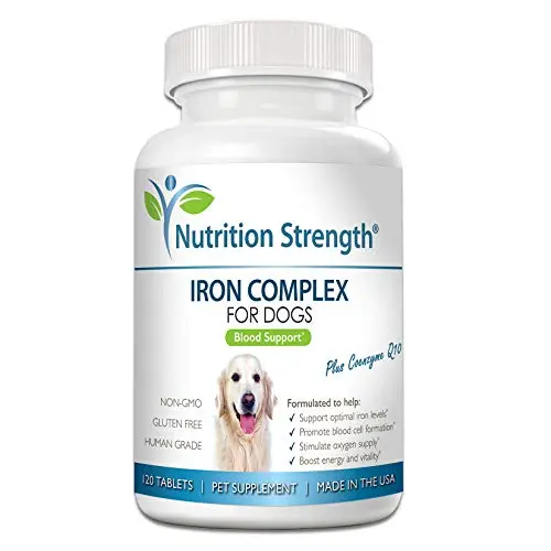 Nutrition Strength iron supplement chewable tablets for dogs