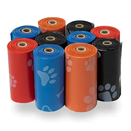 Best Pet Supplies assorted color dog poop bags in a roll