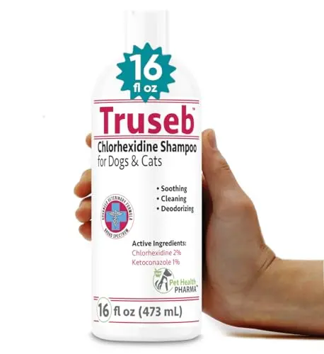 Truseb chlorhexidine and ketoconazole shampoo with aloe vera
