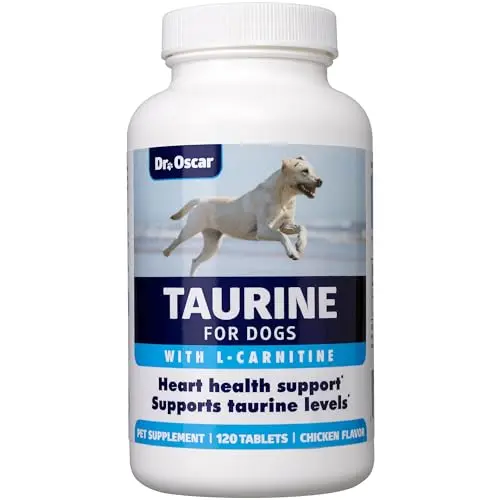 Dr. Oscar Taurine Supplement chewable tablets for dogs
