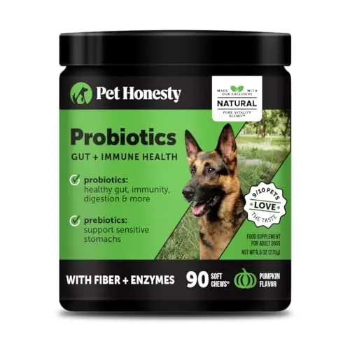 Pet Honesty Probiotic Chews for dogs with pumpkin