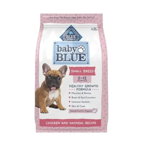 Blue Buffalo Baby Blue Natural Small Breed Puppy Dry Dog Food bag