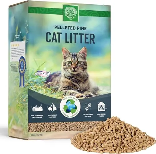Small Pet Select Premium Pine Pelleted Cat Litter 25 lb bag