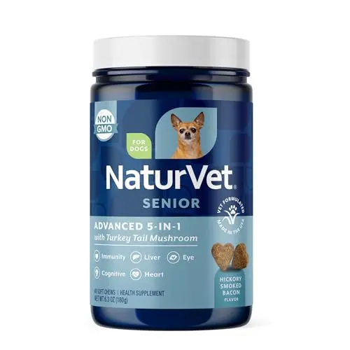 NaturVet Senior Advanced 5-in-1 Support dog supplement chews