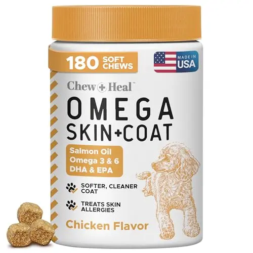 Chew + Heal Labs Omega 3 Fish Oil Soft Chews for dogs