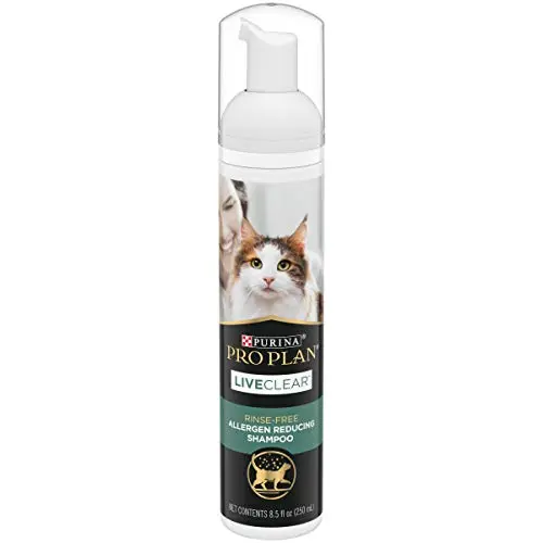 Purina Pro Plan LIVECLEAR Rinse Free Allergen Reducing Dry Shampoo for Cats