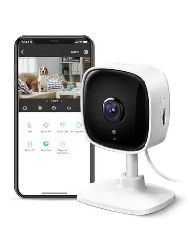 TP-Link Tapo 1080P indoor security camera for pets and baby monitoring