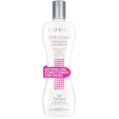 BioSilk for Dogs Silk Therapy Detangling Conditioner bottle